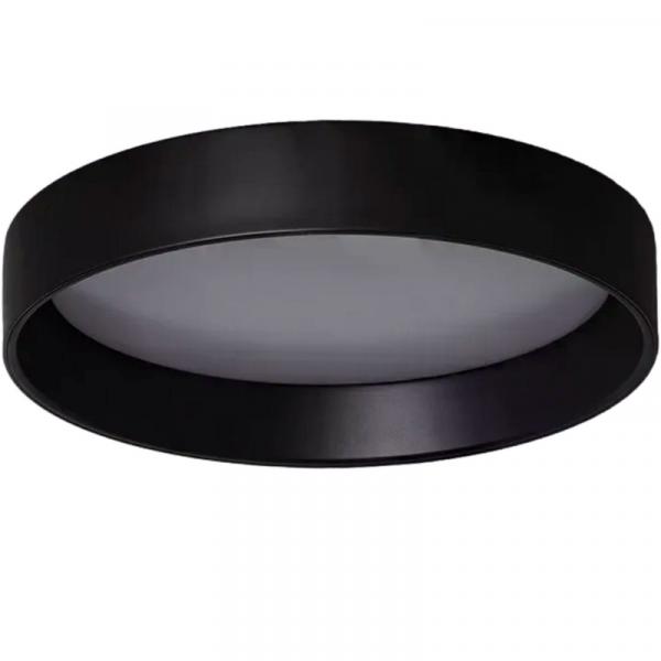 Plafon LED 21W Okrągły Czarny 3 Barwy Świecenia CCT 45Cm Abruzzo Nero ABR-PLON-20W-CCT