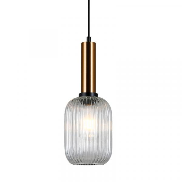 Lampa wisząca Antiola PND-5588-1M-BRO+CL