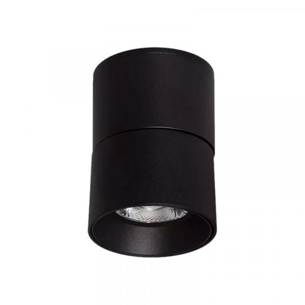 Lampa punktowa Czarna 7W Spot Led 2700-3200K Abruzzo Romeo 9x7cm ABR-LPR-7W-C-WW