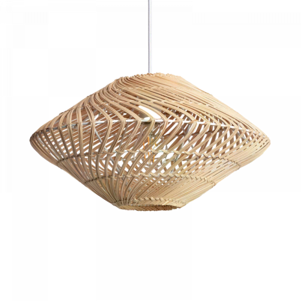 Lampa Wisząca Boho z Rattanu Abruzzo Giorgia 50cm E27 ABR-LW11-BH-E27