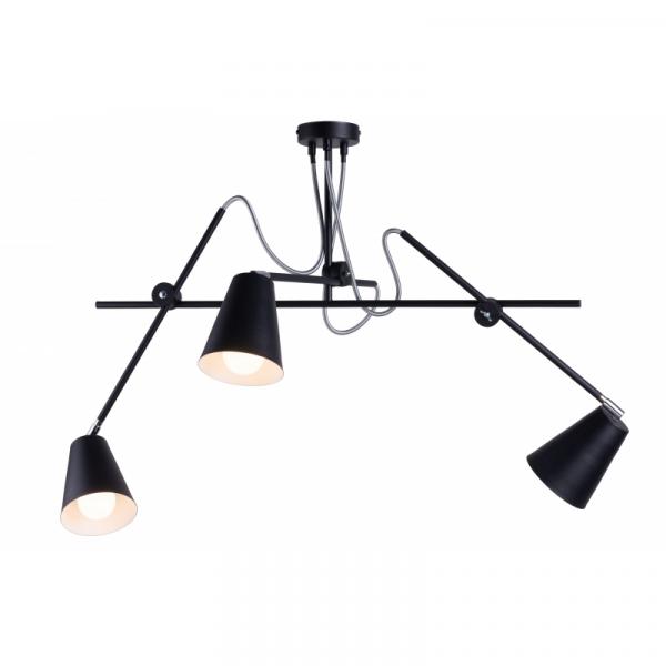 Lampa sufitowa ARTE 3 BLACK POZIOMY 1008E_1_L