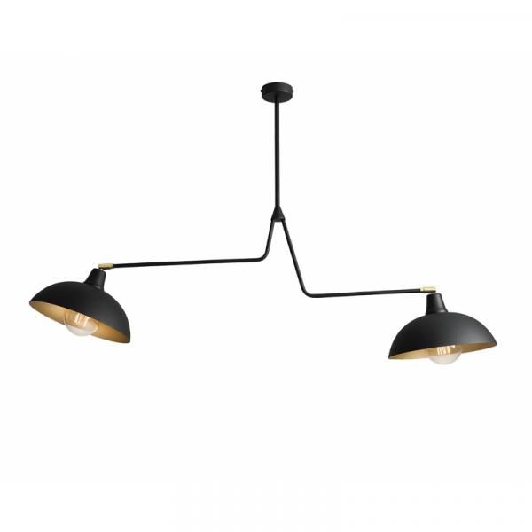 Lampa sufitowa ESPACE 2 BLACK 1036H1