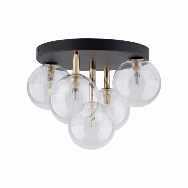 Lampa sufitowa NILOS BLACK / GOLD 758