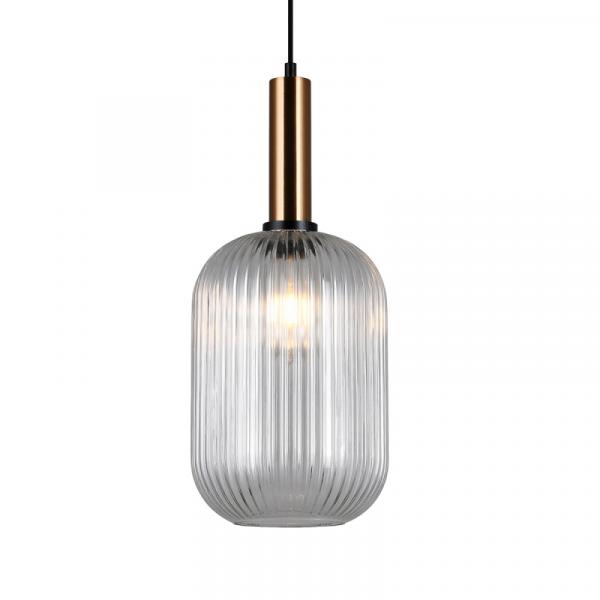 Lampa wisząca Antiola PND-5588-1L-BRO+CL