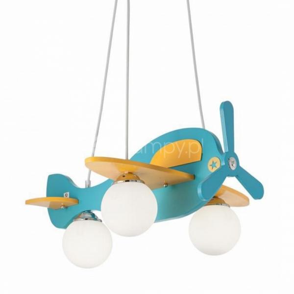 Lampa wisząca AVION-1 SP3 (BLU/GIALLO)