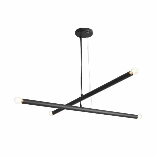 Lampa wisząca TUBO 4 BLACK 1072L1