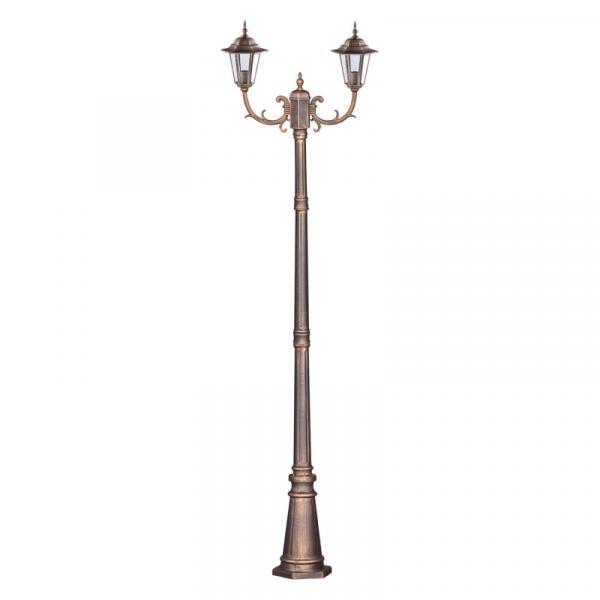 Lampa ogrodowa stojąca K-7064A2/2 CZARNY/ZŁOTY STANDARD